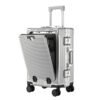 Smart Aluminum Luggage Multifunctional 100% Aluminum-Magnesium Modern Traveler
