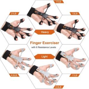 Finger Gripper 6 Resistant Finger Exerciser - Emporium Shop